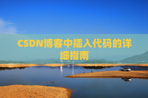 CSDN博客中插入代码的详细指南